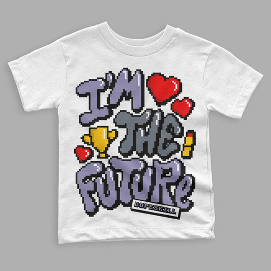 Jordan 5 Retro Low Indigo Haze DopeSkill Toddler Kids T-shirt I'm The Future Graphic Streetwear