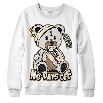 Jordan 5 SE “Sail” DopeSkill Sweatshirt Hurt Bear Graphic Streetwear - White