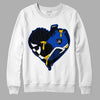 Jordan 14 “Laney” DopeSkill Sweatshirt Heart Jordan 14 Graphic Streetwear - White 