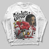 Jordan 4 “Flight Club” DopeSkill Long Sleeve T-Shirt Stressless Graphic Streetwear - White 