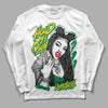 Jordan 5 “Lucky Green” DopeSkill Long Sleeve T-Shirt New H.M.O Graphic Streetwear - White