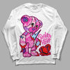 Pink Sneakers DopeSkill Long Sleeve T-Shirt Broken Heart Graphic Streetwear - White