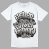 Jordan 3 “Off Noir” DopeSkill T-Shirt Never Forget Loyalty Graphic Streetwear - White