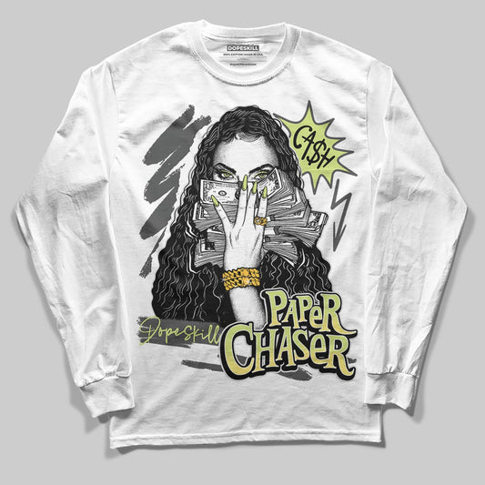 Jordan 4 GS “Light Lemon Twist” DopeSkill Long Sleeve T-Shirt NPC Graphic Streetwear - White