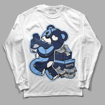 Jordan 5 Midnight Navy DopeSkill Long Sleeve T-Shirt Bear Steals Sneaker Graphic Streetwear