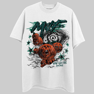 Jordan 4 Retro Oxidized Green DopeSkill T-Shirt MILF Graphic Streetwear - White