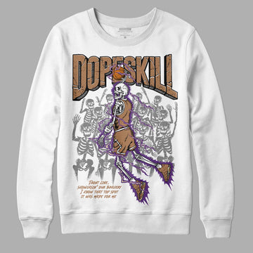 Jordan 6 WMNS Gore-Tex Brown Kelp DopeSkill Sweatshirt Thunder Dunk Graphic Streetwear - WHite