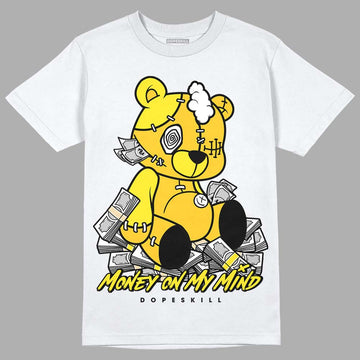 Jordan 4 Retro “Vivid Sulfur” DopeSkill T-Shirt MOMM Bear Graphic Streetwear - White 