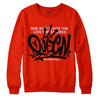 Jordan 6 Retro Toro Bravo DopeSkill Varsity Red Sweatshirt Queen Graphic Streetwear