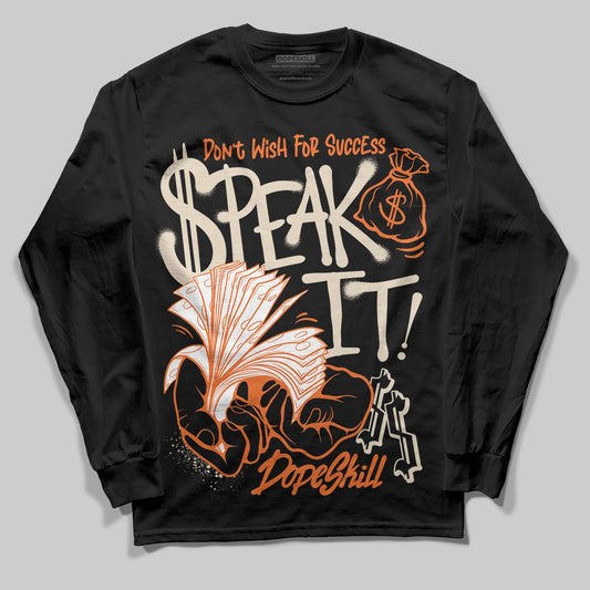 Jordan 3 “Starfish” DopeSkill Long Sleeve T-Shirt Speak It Graphic Streetwear - Black