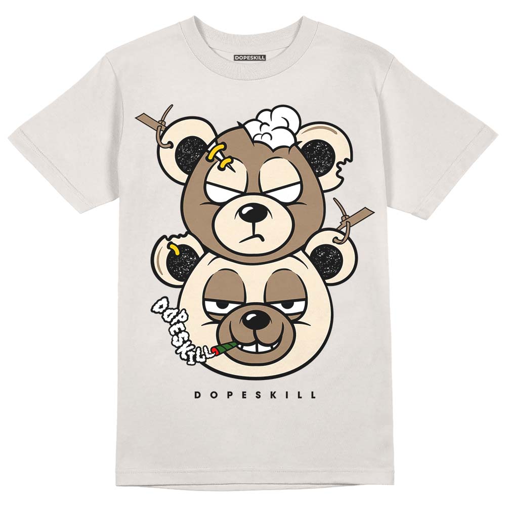 Jordan 5 SE “Sail” DopeSkill Sand T-shirt New Double Bear Graphic Streetwear