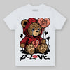 Jordan 1 High OG “Ruby” DopeSkill Toddler Kids T-shirt Broken Bear Graphic Streetwear - White