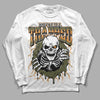 Jordan 5 "Olive" DopeSkill Long Sleeve T-Shirt Trapped Halloween Graphic Streetwear - White