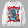 Travis Scott x Jordan 4 Retro 'Cactus Jack' DopeSkill Sweatshirt Get Rich Graphic Streetwear - White