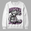 Jordan 2 “Mauve/Off-Noir” DopeSkill Sweatshirt Sick Bear Graphic Streetwear - White 