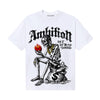 Black and White Sneakers DopeSkill T-Shirt Ambition Graphic Streetwear - White 