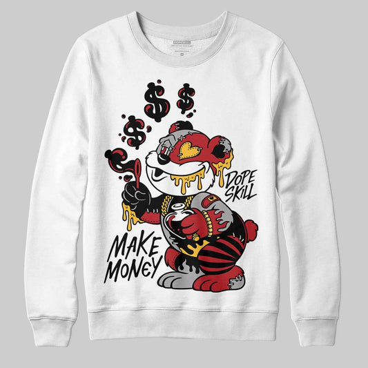 Jordan 14 Golf “Last Shot” DopeSkill Sweatshirt Make Money Graphic Streetwear - White