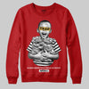 Red Sneakers DopeSkill Sweatshirt Scared Money Don't Make No Money Graphic Streetwear - Red