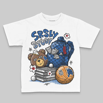 Jordan 3 "True Blue" DopeSkill Toddler Kids T-shirt SRSLY Study Graphic Streetwear - White