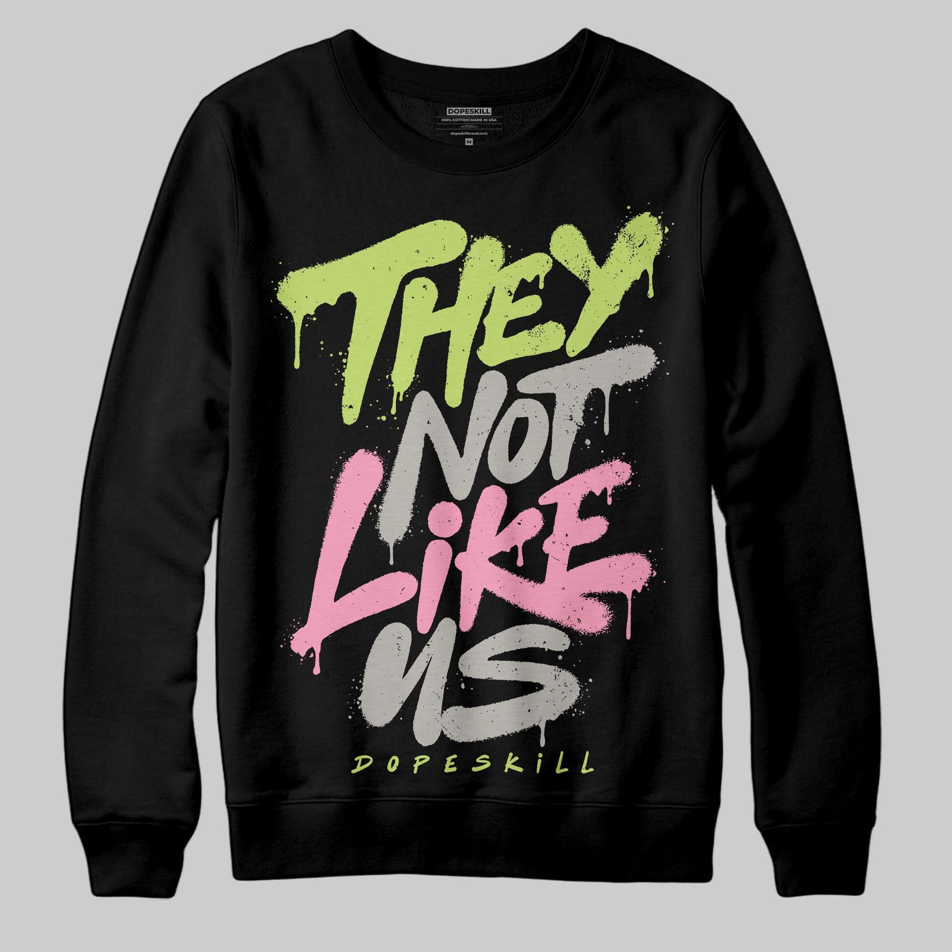 Chase B x Travis Scott x Jordan Jumpman Jack DopeSkill Sweatshirt They Not Like Us Graphic Streetwear - Black