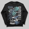 Jordan 4 WMNS 'Forget Me Not' DopeSkill Long Sleeve T-Shirt Side Hustle Graphic Streetwear - black