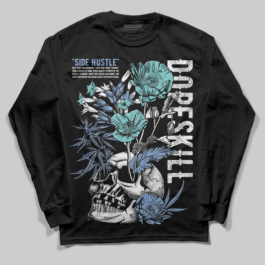 Jordan 4 WMNS 'Forget Me Not' DopeSkill Long Sleeve T-Shirt Side Hustle Graphic Streetwear - black