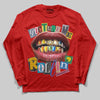 Picture Me Graphic DopeSkill Long Sleeve T-Shirt Streetwear - red