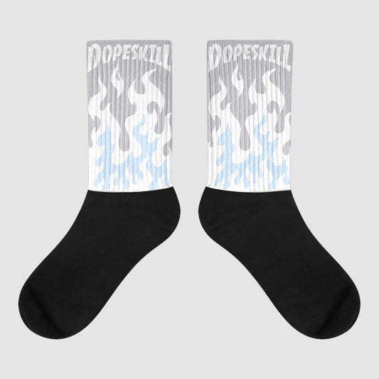 Jordan 11 Retro Low Cement Grey DopeSkill Sublimated Socks FIRE Graphic Streetwear