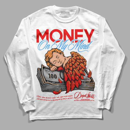 Jordan 11 Retro Cherry DopeSkill Long Sleeve T-Shirt MOMM Graphic Streetwear - White