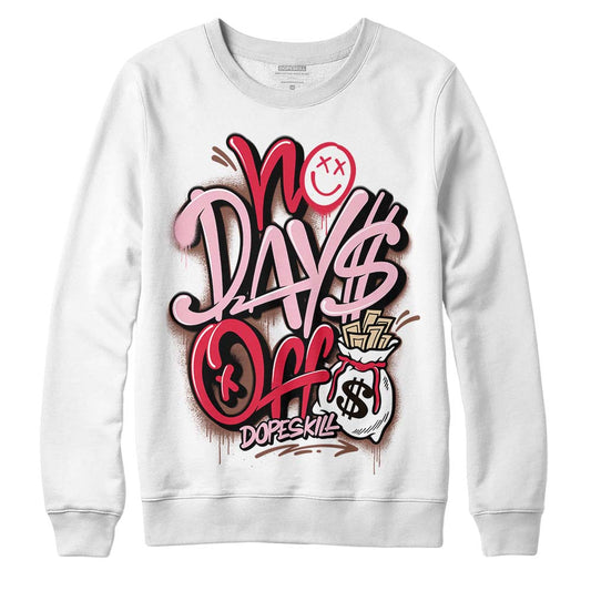 Dunk Low PRM Bacon DopeSkill Sweatshirt No Days Off Graphic Streetwear - White