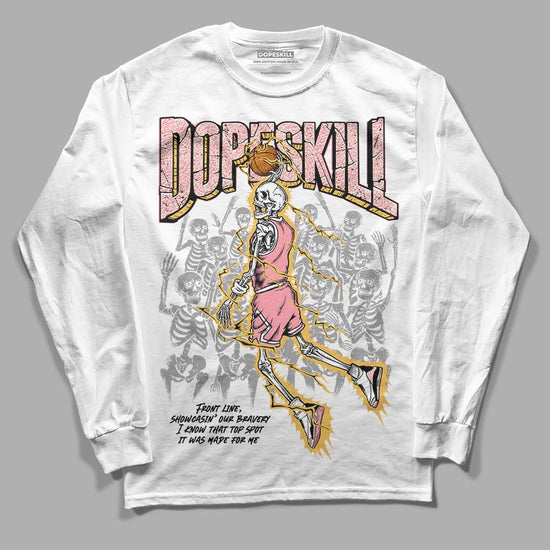 Jordan 3 GS “Red Stardust” DopeSkill Long Sleeve T-Shirt Thunder Dunk Graphic Streetwear - White 