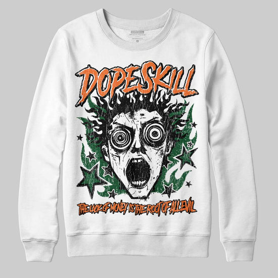 SoleFly x Air Jordan 3 “Fruits Of Our Labor” DopeSkill Sweatshirt Root of Evil Graphic Streetwear - White