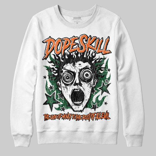 SoleFly x Air Jordan 3 “Fruits Of Our Labor” DopeSkill Sweatshirt Root of Evil Graphic Streetwear - White