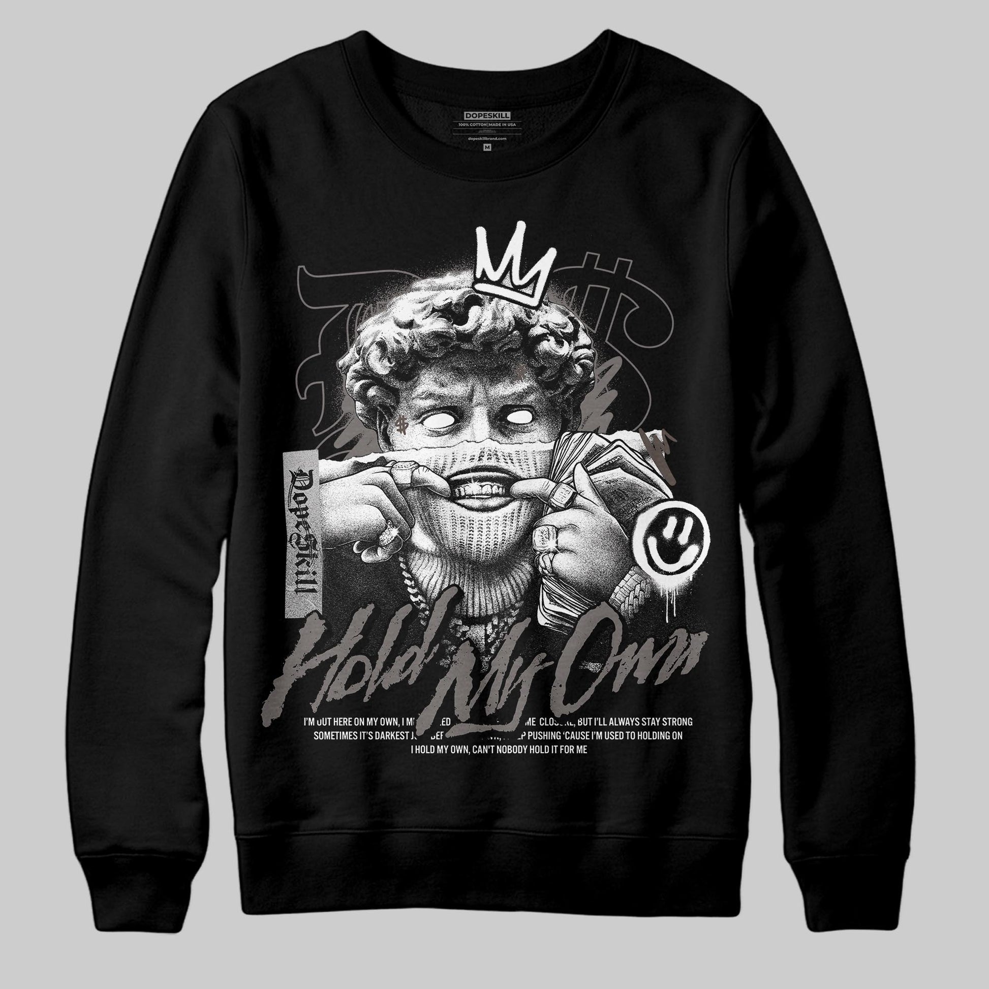 Jordan 4 Retro Cave Stone DopeSkill Sweatshirt In My Way Graphic Streetwear - Black