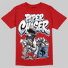 Jordan 11 Retro Cherry DopeSkill T-Shirt Paper Chaser Boy Graphic Streetwear - Red