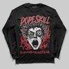 Red Sneakers DopeSkill Long Sleeve T-Shirt Root of Evil Graphic Streetwear - Black