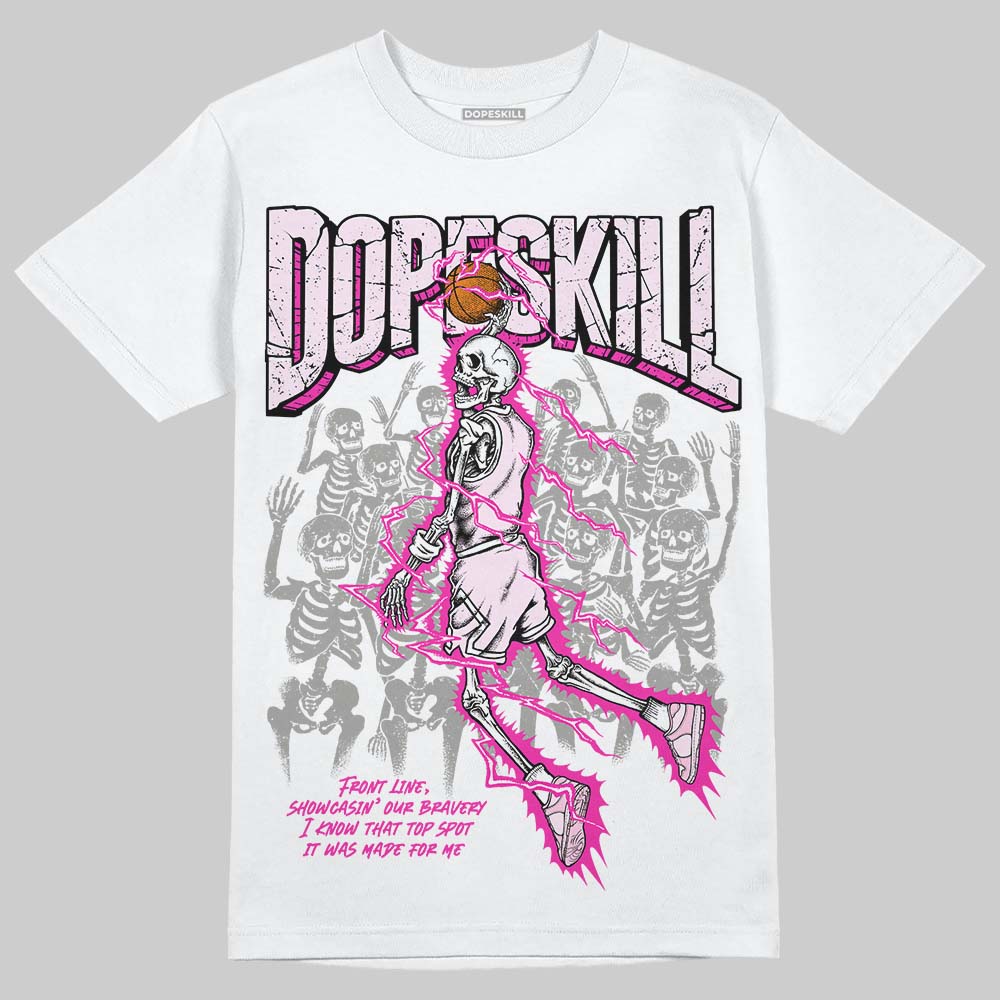 Dunk Low GS 'Triple Pink' DopeSkill T-Shirt Thunder Dunk Graphic Streetwear - White