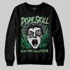 Green Sneakers DopeSkill Sweatshirt Root of Evil Graphic Streetwear - black