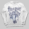 University Blue Sneakers DopeSkill Long Sleeve T-Shirt Stack Paper Graphic Streetwear - White 