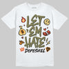 Olive Sneakers DopeSkill T-Shirt Let 'em Hate Graphic Streetwear - White 