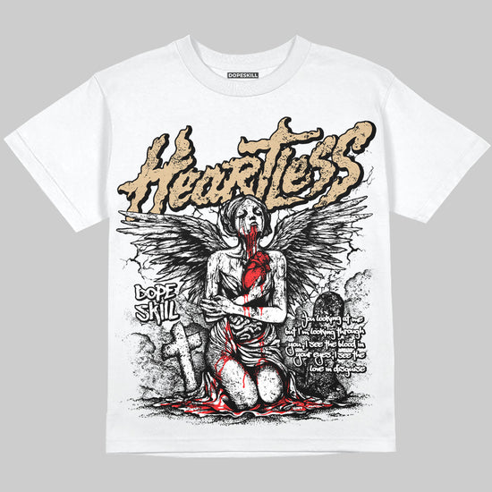 TAN Sneakers DopeSkill Oversize Print T-Shirt Heartless Graphic Streetwear