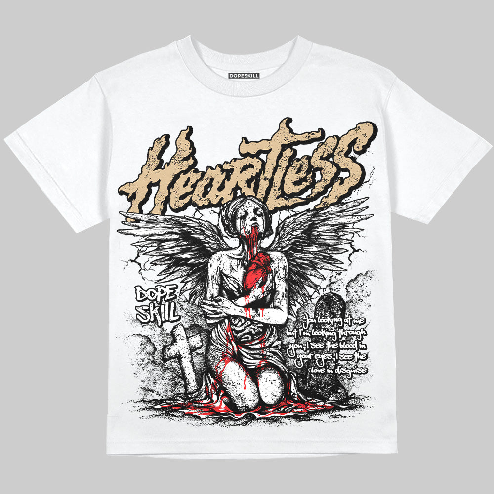 TAN Sneakers DopeSkill Oversize Print T-Shirt Heartless Graphic Streetwear