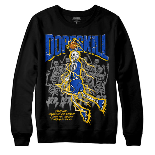 Jordan 14 “Laney” DopeSkill Sweatshirt Thunder Dunk Graphic Streetwear - Black