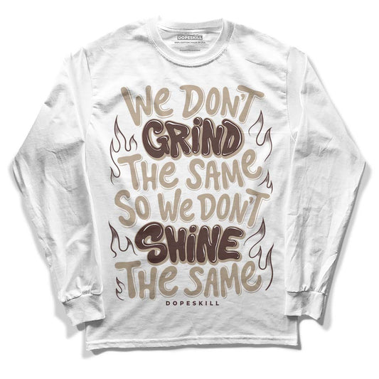 Jordan 1 High OG “Latte” DopeSkill Long Sleeve T-Shirt Grind Shine Graphic Streetwear - White 