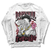 Jordan 1 Retro High OG “Team Red” DopeSkill Long Sleeve T-Shirt Sorry I've Been Trappin Graphic Streetwear - White