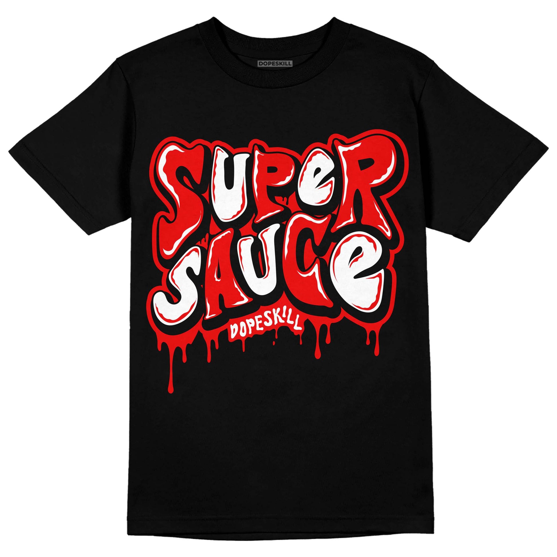 Jordan 12 “Cherry” DopeSkill T-Shirt Super Sauce Graphic Streetwear - Black