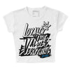 Jordan 6 “Reverse Oreo” DopeSkill Women's Crop Top LOVE Graphic Streetwear - White