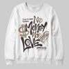 SoleFly x Air Jordan 12 Retro SP 'Cafecito/Baroque Brown' DopeSkill Sweatshirt No Money No Love Typo Graphic Streetwear - White