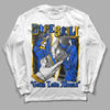 Royal Blue Sneakers DopeSkill Long Sleeve T-Shirt Gotta Lotta Means Graphic Streetwear - White