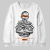 Orange Sneakers DopeSkill Sweatshirt Scared Money Don't Make No Money Graphic Streetwear - White